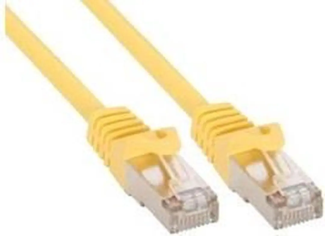 InLine® Patchkabel, SF/UTP, Cat.5e, geel, 5m