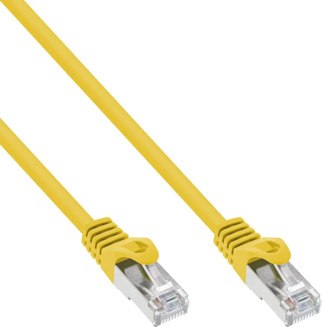 InLine® Patchkabel, SF/UTP, Cat.5e, geel, 5m