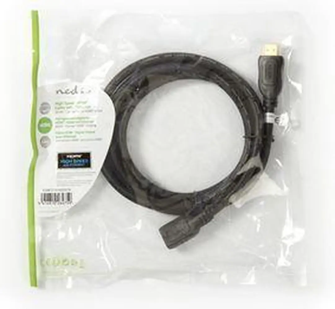 Nedis HDMI-Kabel CVGP34090BK20 4K 10.2Gbps 2m - Zwart - afbeelding 6 van 6