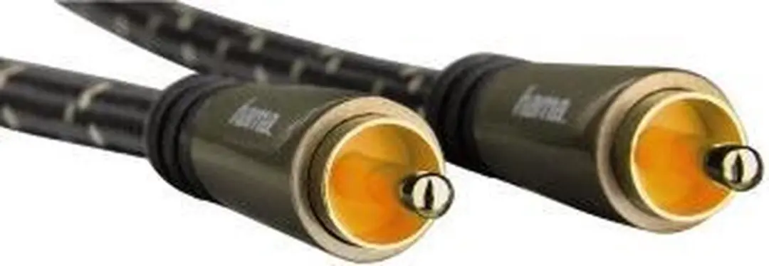 Hama Digitale Audiokabel Cinch 1,5m - Goud/Zwart