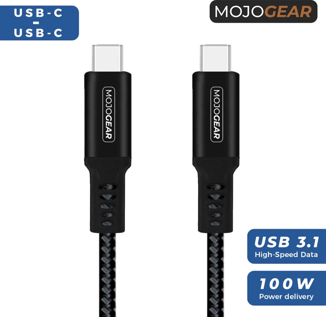 MOJOGEAR MG-36-3M-DUO USB-C Kabel 100W - 3m - 2 Stuks