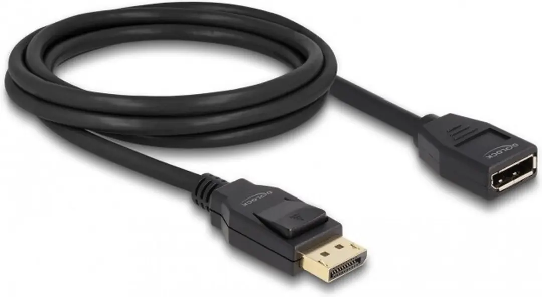 Delock DisplayPort 1.2 Kabel 4K 60Hz 2m - Zwart