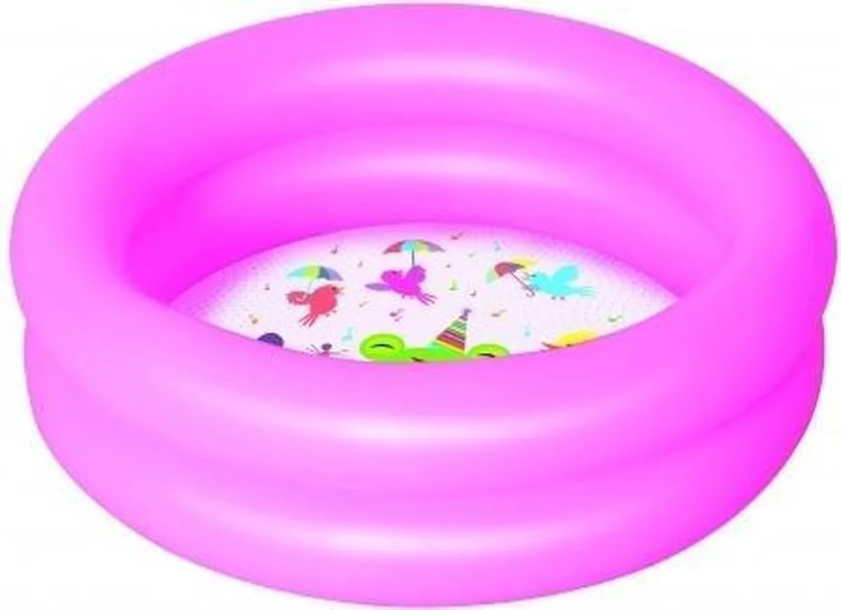 Bestway Babybadje Round 2 Rond 61 X 15 Cm Roze