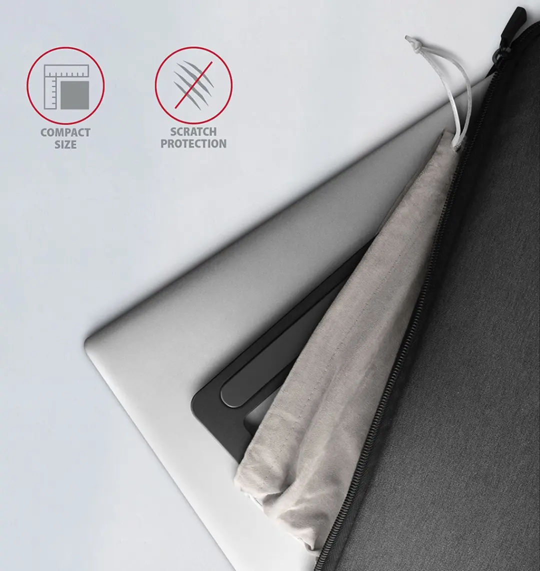 Axagon STND-L ALU Laptopstandaard 10-16 Inch - 4 Posities - Grijs