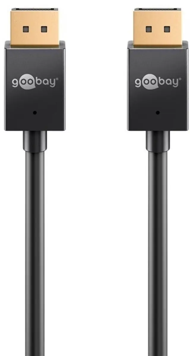Goobay DisplayPort Kabel DP2.1 10K 60Hz 2m - Zwart