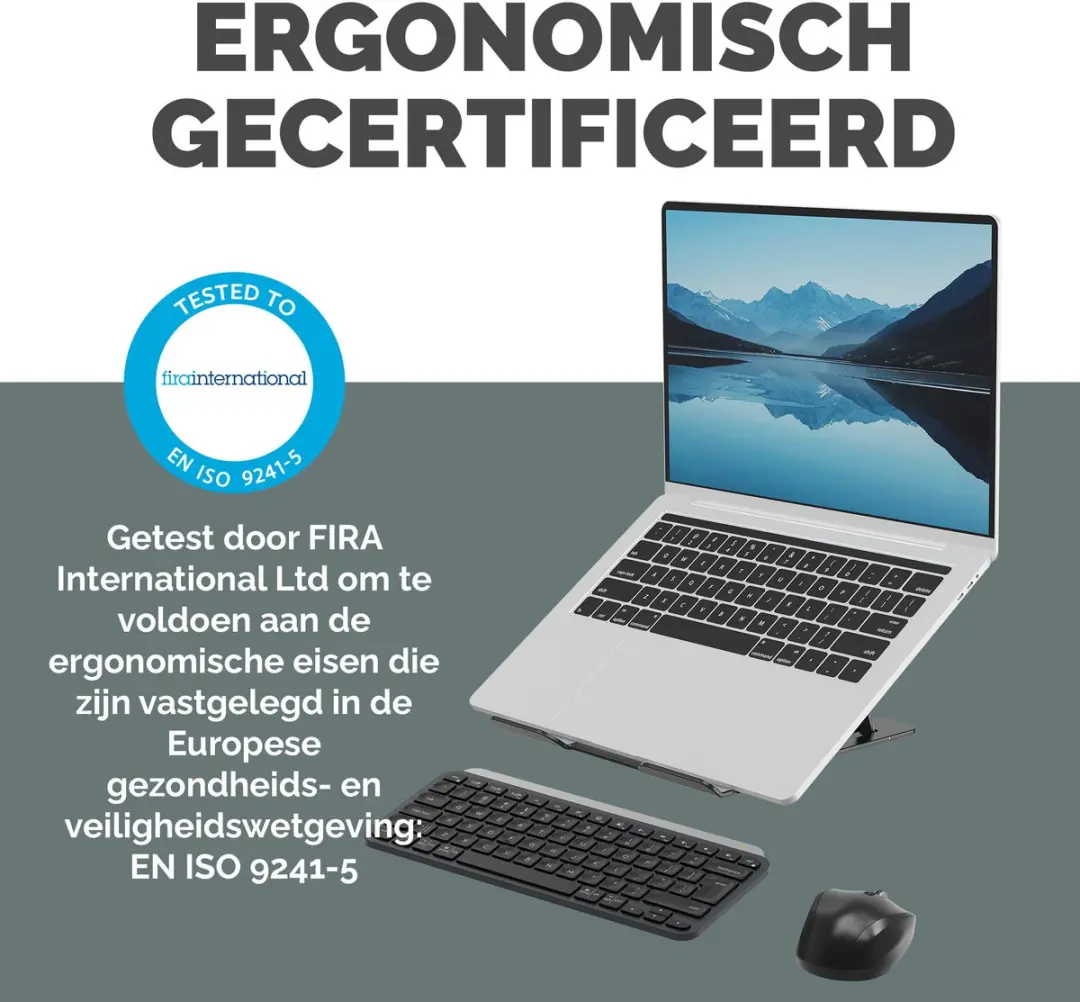 Fellowes Alumia 100138868 Laptopstandaard - 15" - Zwart - afbeelding 6 van 6