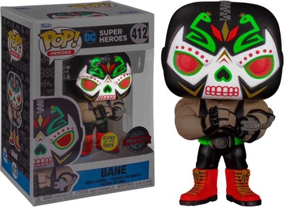 Funko POP! DC Super Heroes Bane Glow in the Dark #412 - Multicolor
