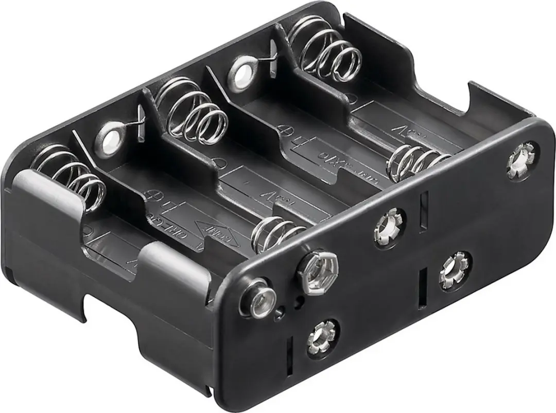 Batterijhouder voor 10 AA-batterijen