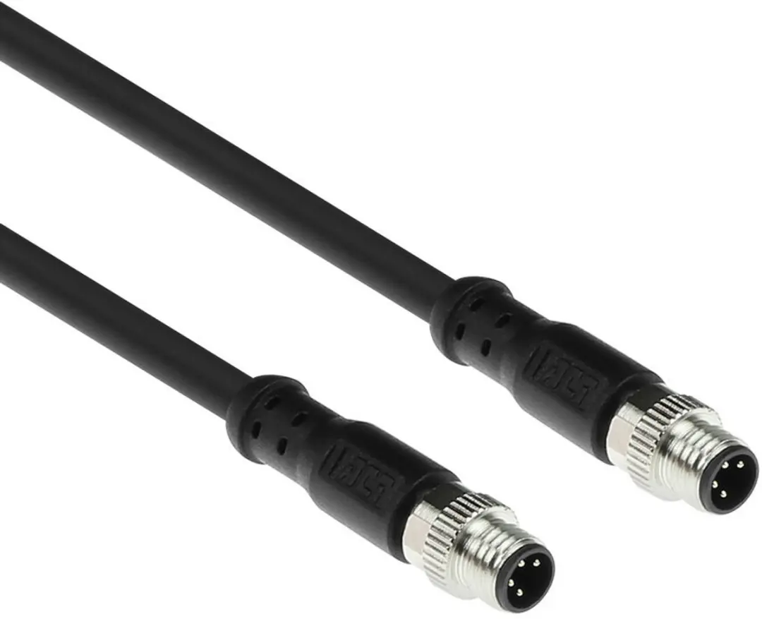 ACT Industrial 5m Sensor Kabel M8A 4-polig M-M