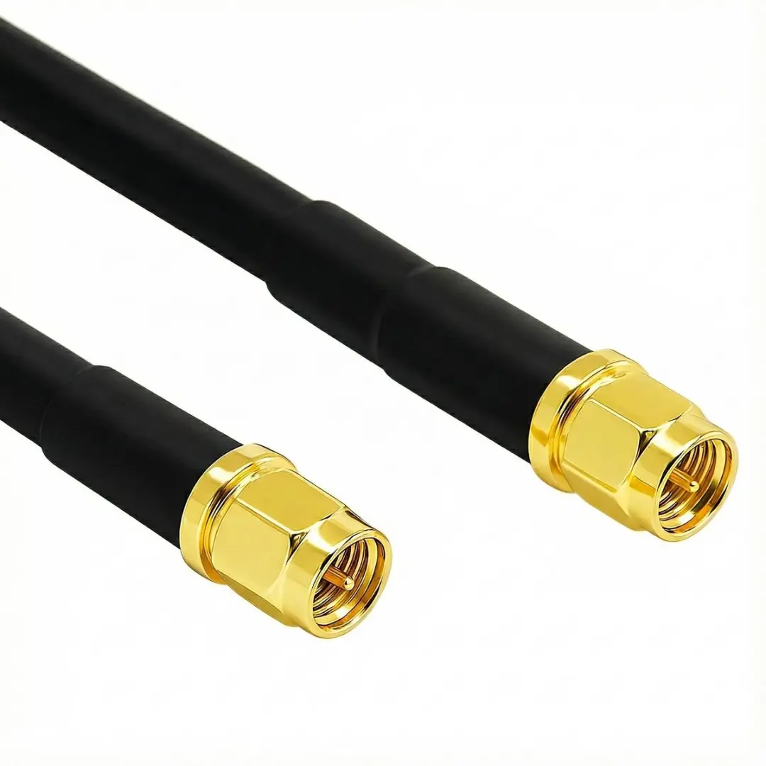 Delock Antenna Cable SMA plug to SMA plug LMR/CFD300 5 m low loss
