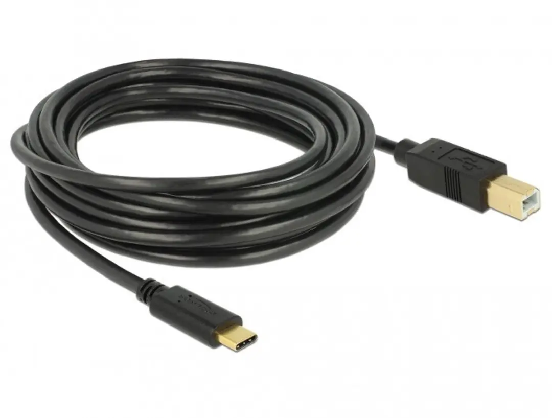 Delock USB 2.0 cable Type-C to Type-B 4 m