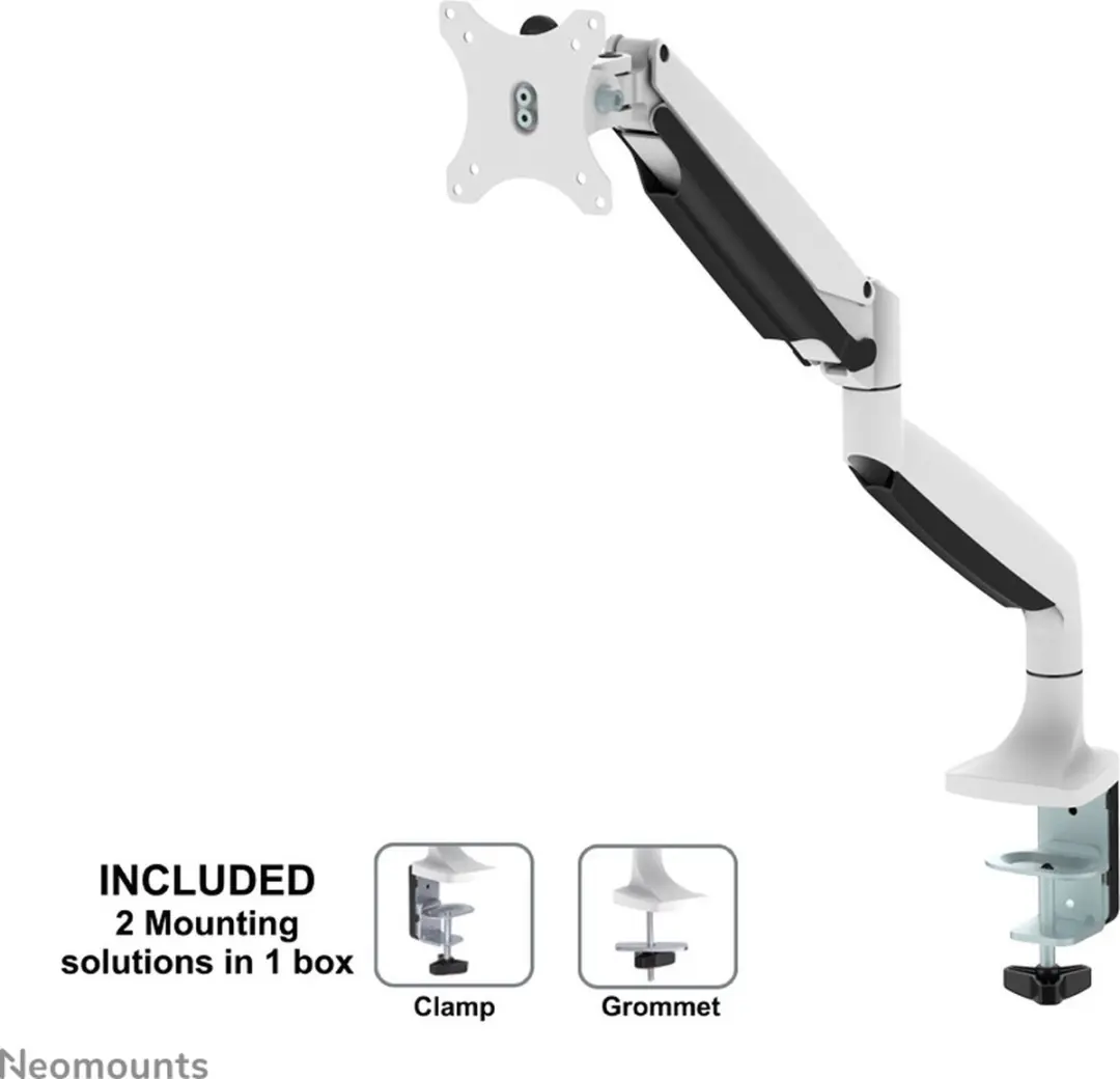 Neomounts NM-D750WHITE Monitorarm 10-32" - Gasveer - Wit