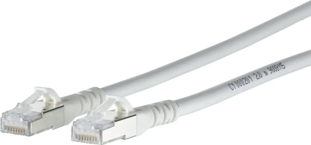 Metz Connect 1308451588-E RJ45 Netwerkkabel CAT 6A S/FTP 1,5m Wit