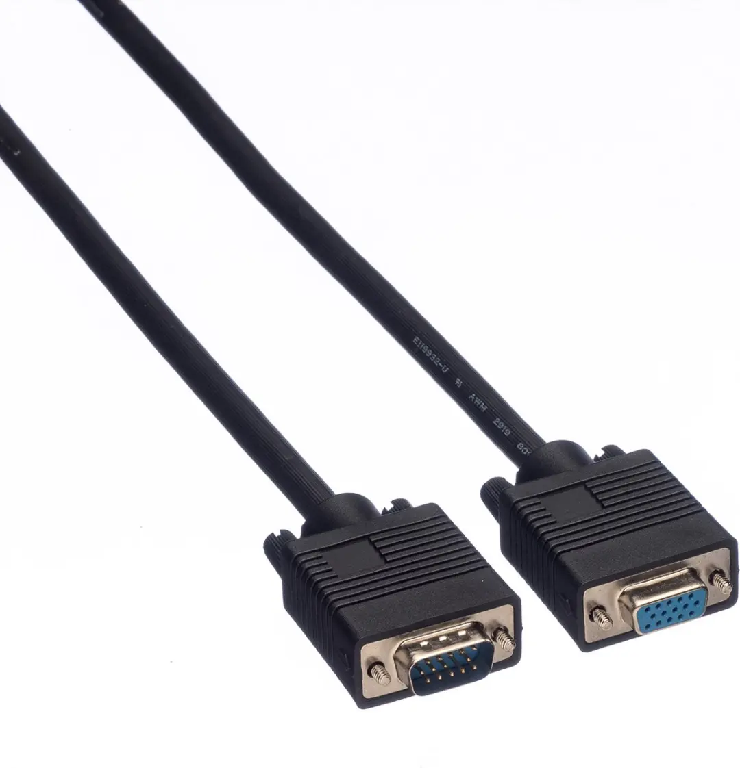 ROLINE SVGA kabel HD15 M/F, 2 m