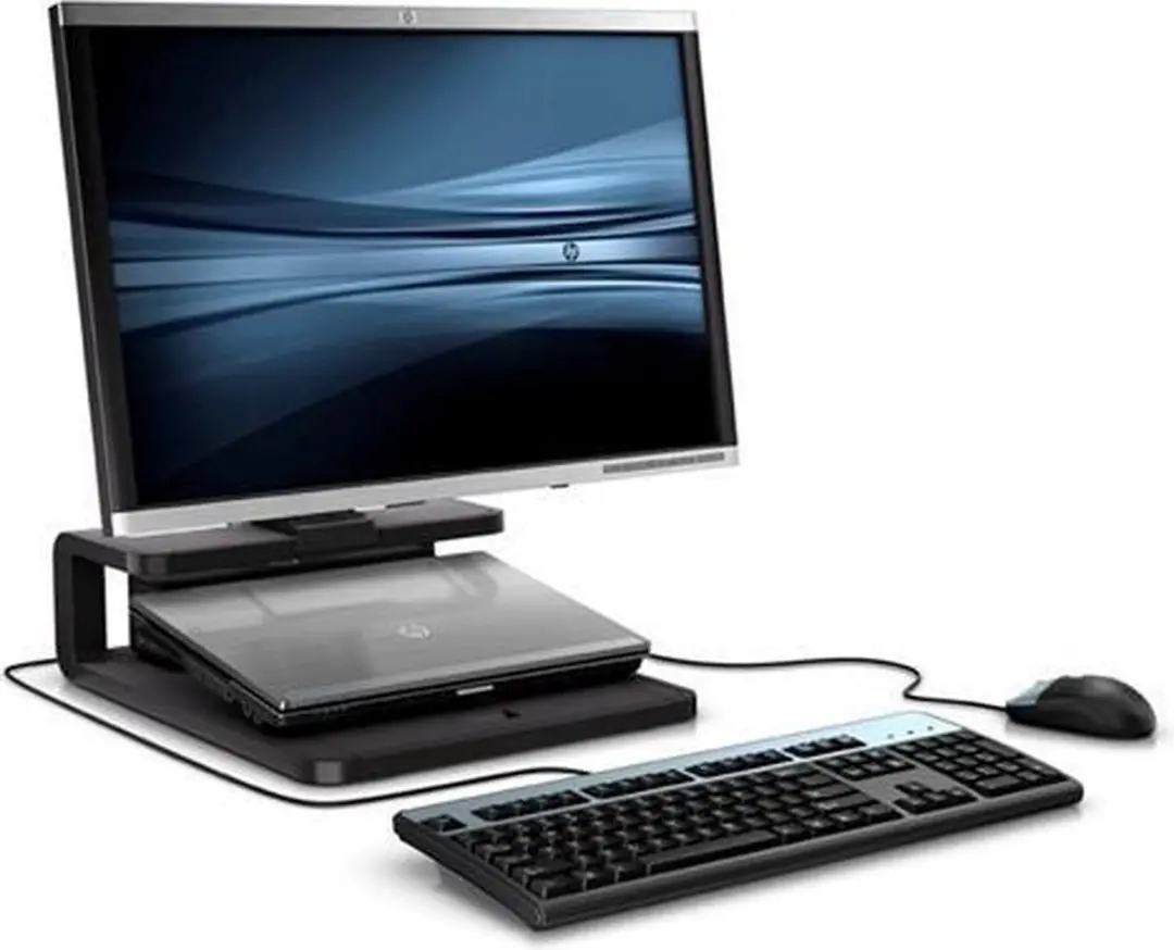 HP 2009902 Verstelbare Schermstandaard 24" - Zwart