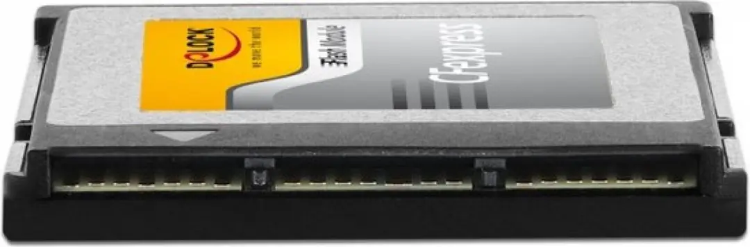 Delock CFexpress Geheugenkaart 128GB - Zwart/Zilver