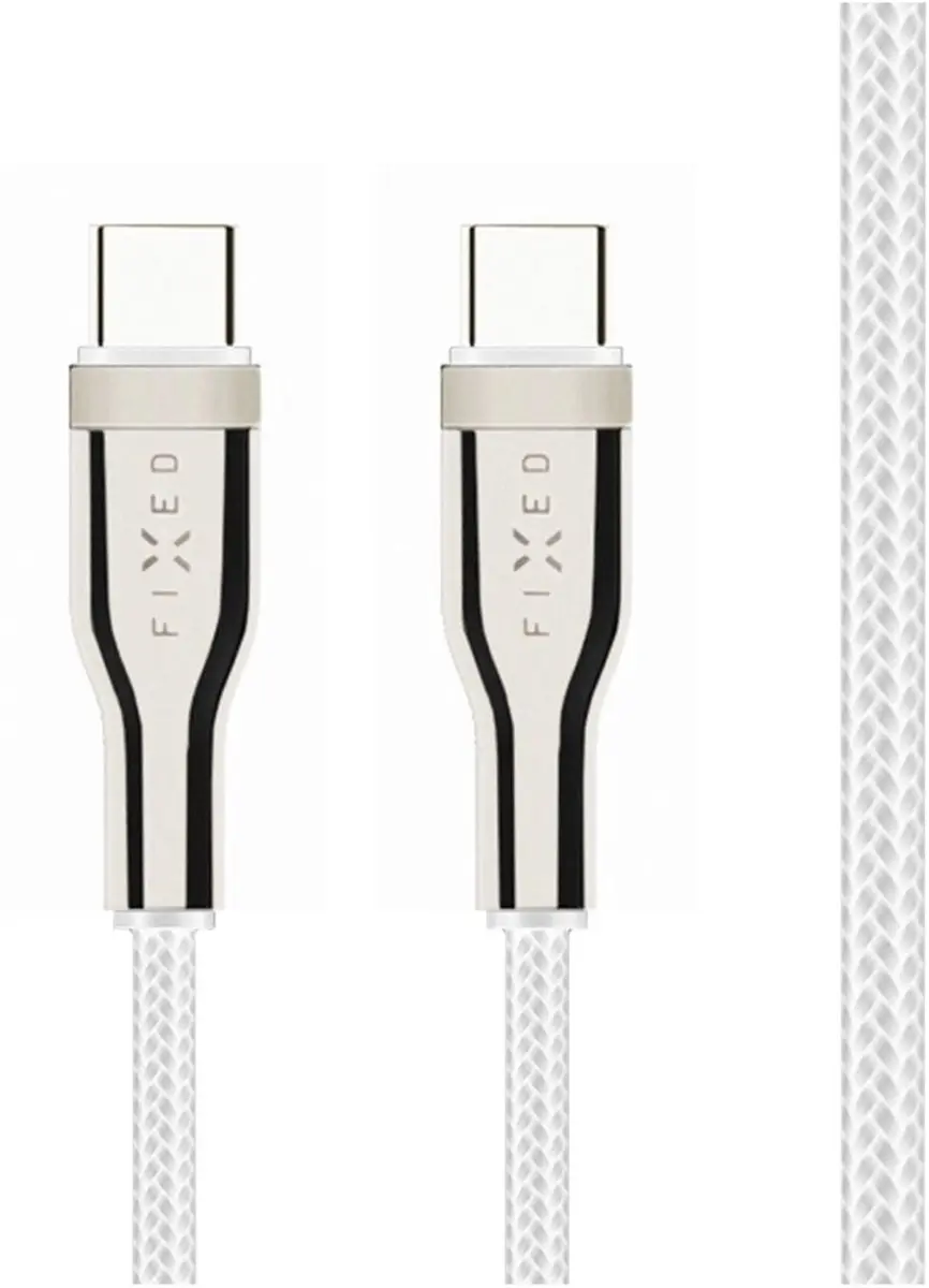 Fixed FIXDB-CC12-WH USB-C Kabel 1,2m - 100W Wit