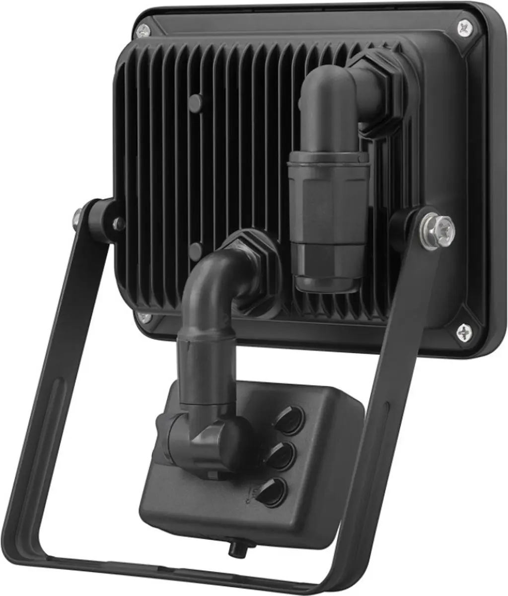 Goobay LED-schijnwerper 30W - Bewegingsensor - Zwart