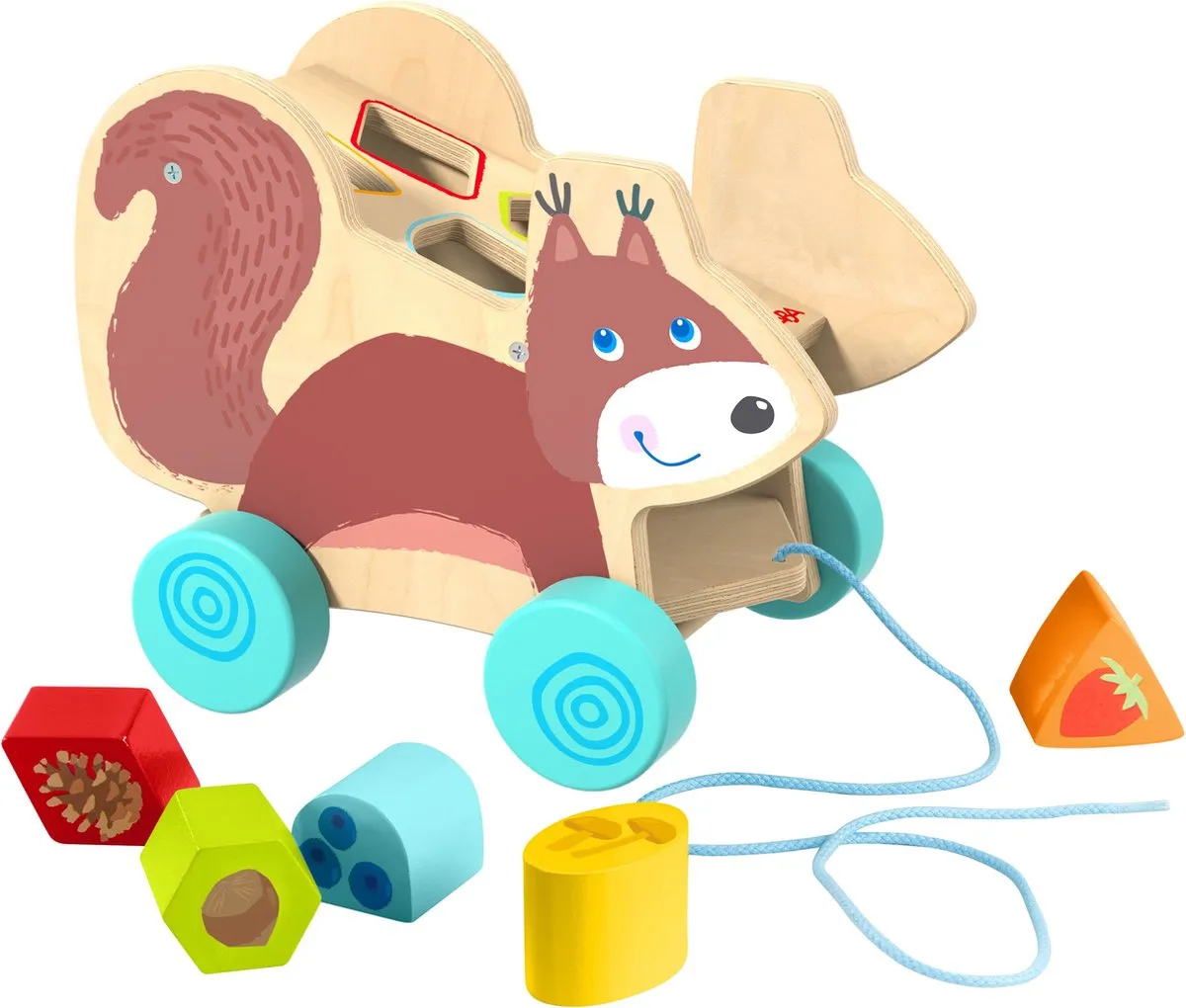 Haba Trekfiguur Eekhoorn - Multi