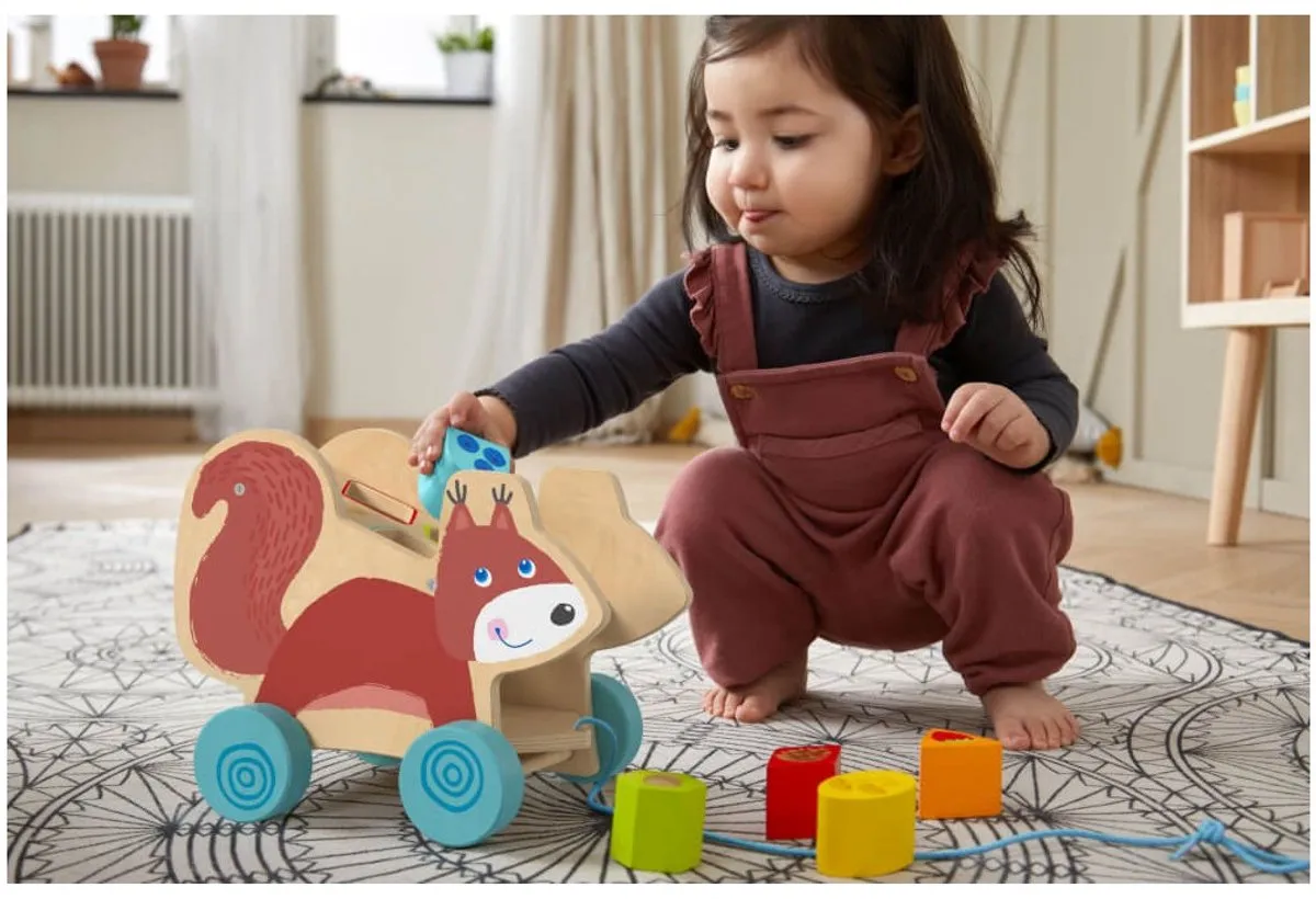 Haba Trekfiguur Eekhoorn - Multi