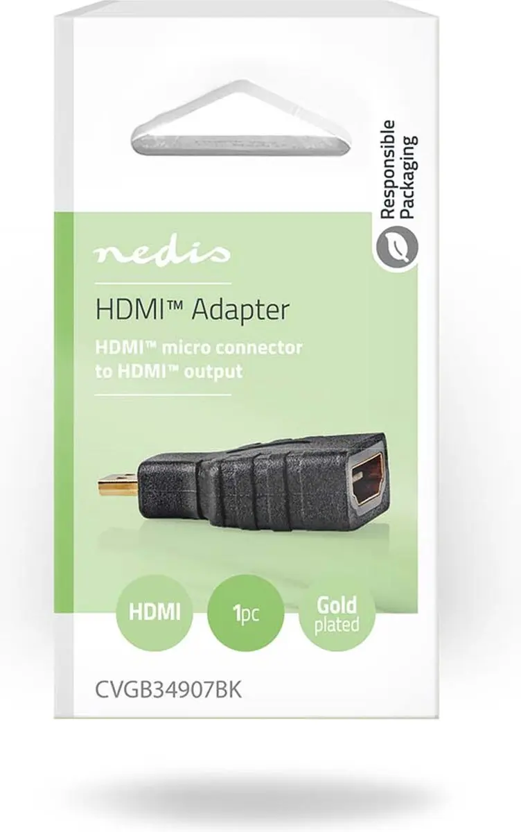 Nedis HDMI Micro-Adapter CVGB34907BK