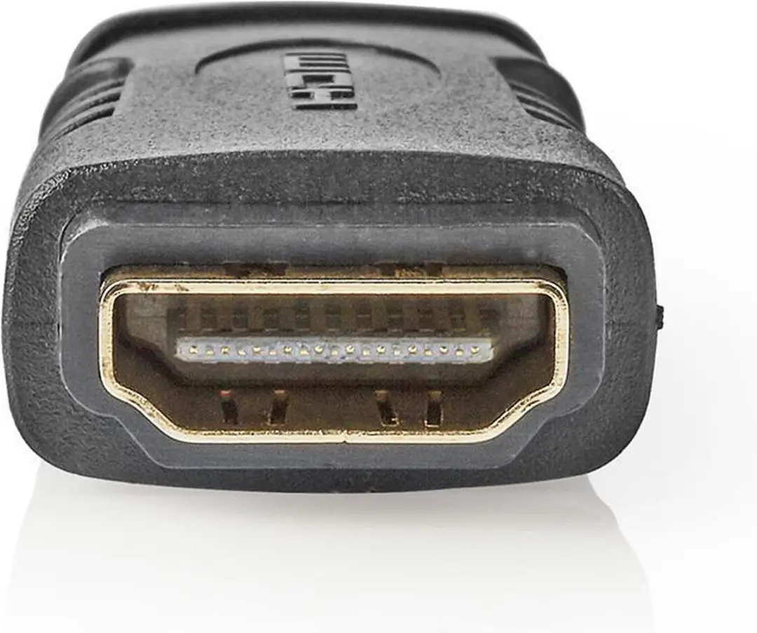 Nedis HDMI Micro-Adapter CVGB34907BK - Verguld - Zwart - afbeelding 6 van 6