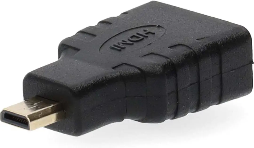 Nedis HDMI Micro-Adapter CVGB34907BK - Verguld - Zwart
