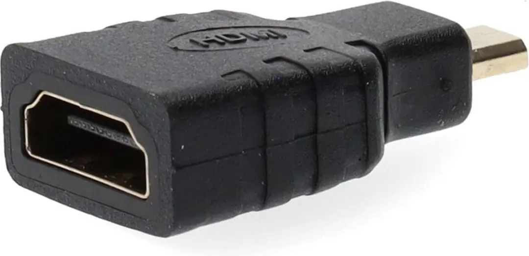 Nedis HDMI Micro-Adapter CVGB34907BK - Verguld - Zwart