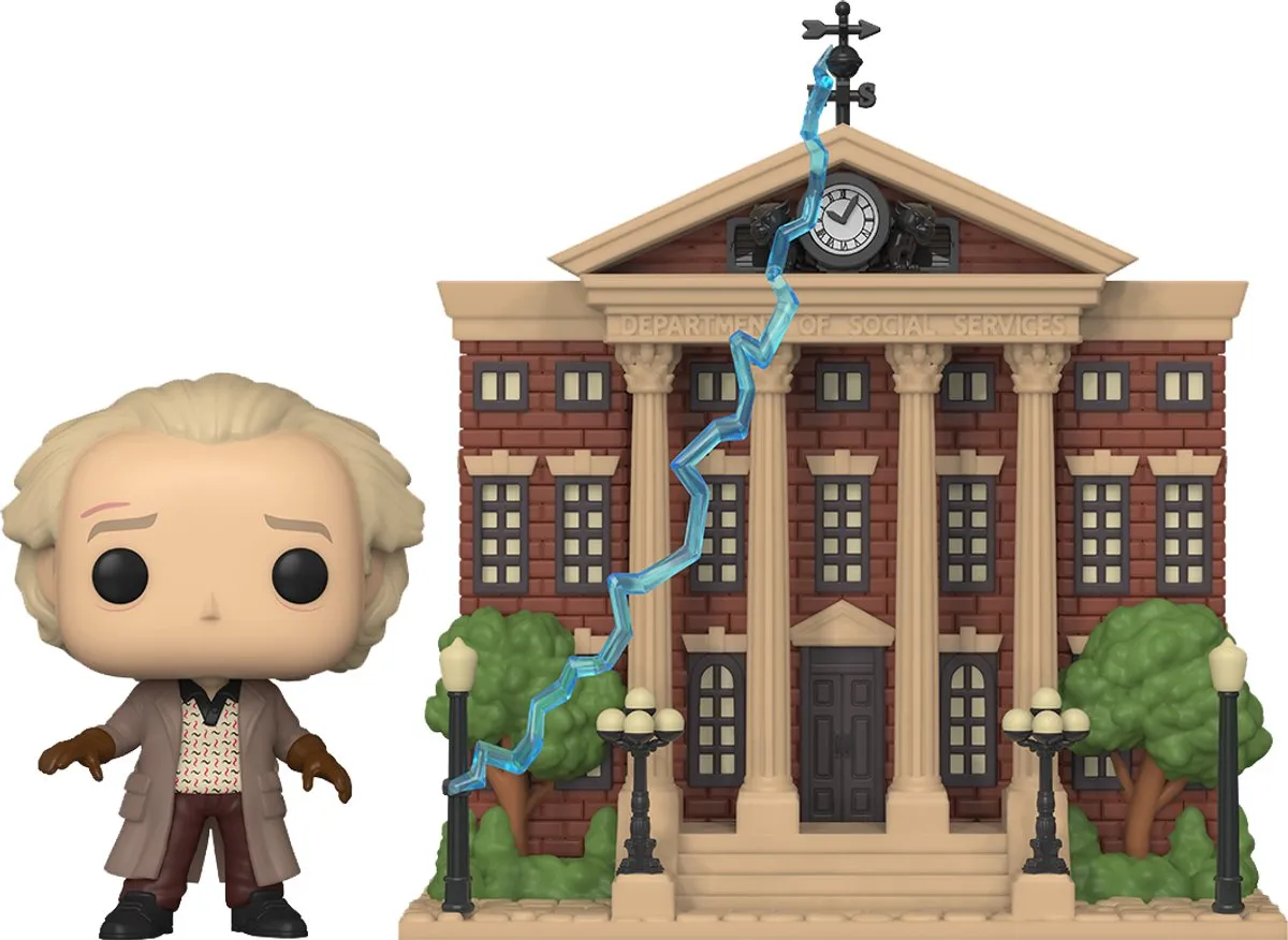Funko Back To The Future Doc met Kloktoren Vinylfiguur 46910 - 15 cm