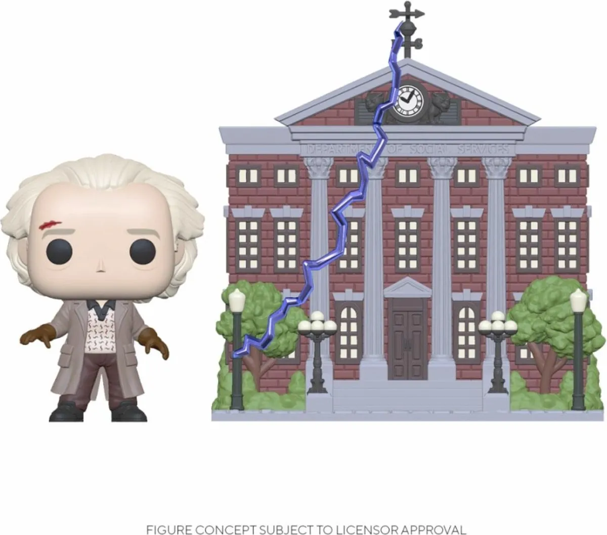 Funko Back To The Future Doc met Kloktoren Vinylfiguur 46910