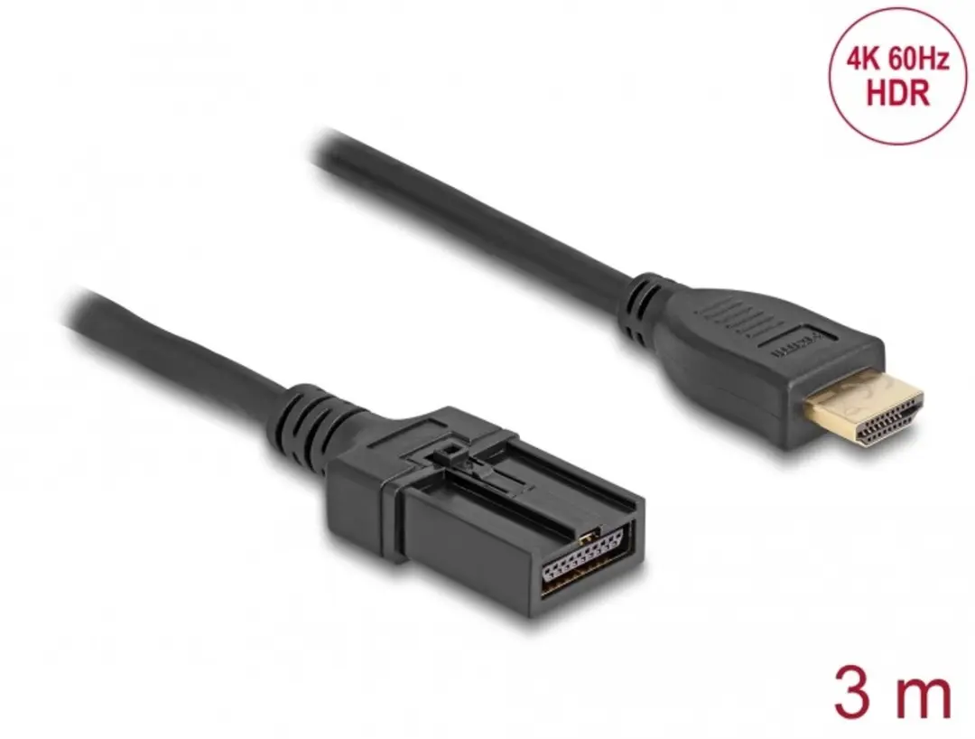 Delock HDMI Automotive Kabel HDMI-A naar HDMI-E 3m