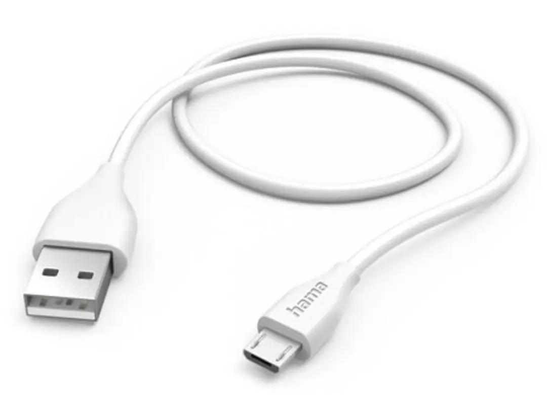 Hama Oplaadkabel USB-A naar Micro-USB 1,5M - Wit