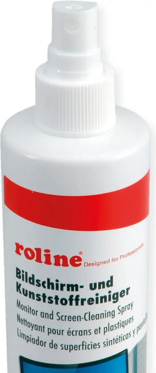 ROLINE beeldscherm en kunststofreiniger, 250 ml