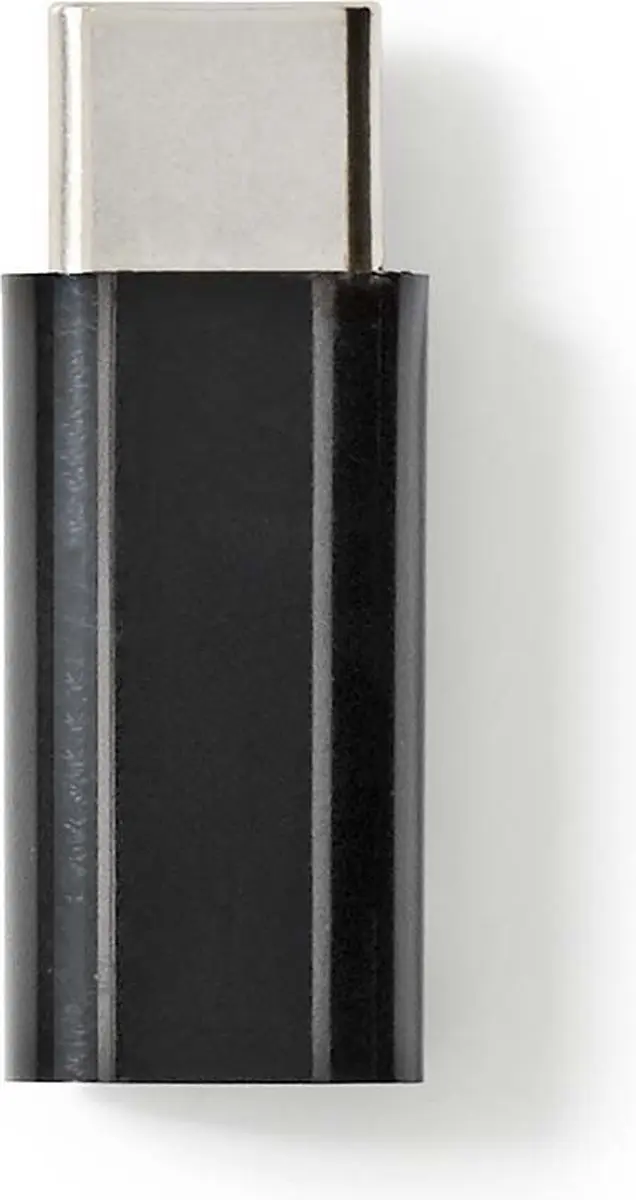 Nedis CCGB60910BK USB-C Adapter - USB Micro-B Vrouwelijk - 480 Mbps - Zwart