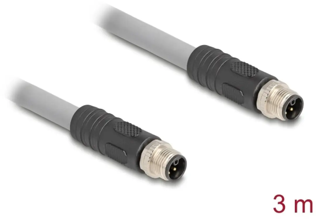 Delock M12 L-coded 5-polig Kabel