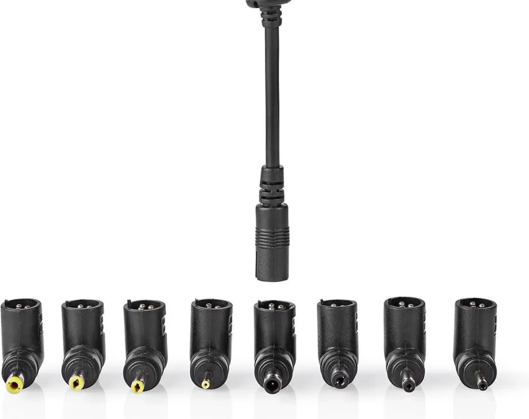 Nedis NBAU4501FBK Notebook-Adapter 45W - Type-F - Zwart