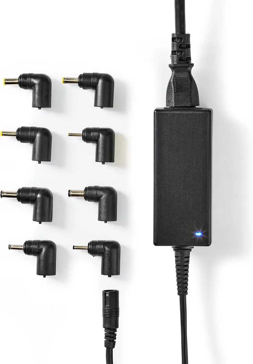 Nedis NBAU4501FBK Notebook-Adapter 45W - Type-F - Zwart