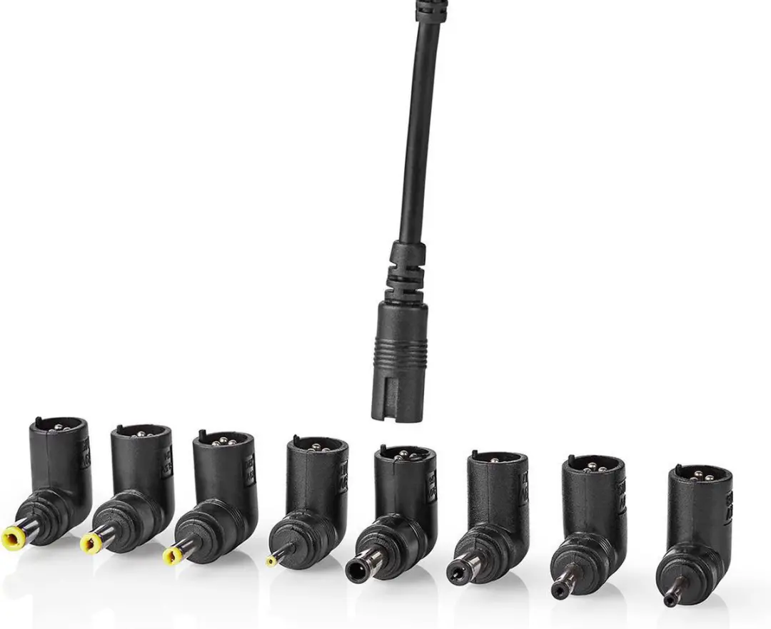 Nedis NBAU4501FBK Notebook-Adapter 45W - Type-F - Zwart