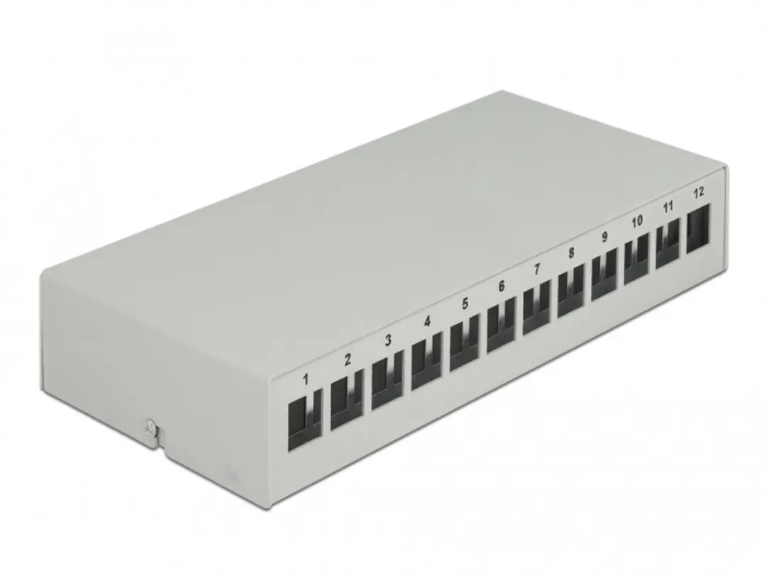Delock Keystone Patch Panel 12 Poorten