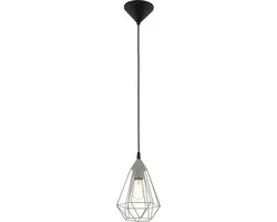 Eglo Tarbes 1 Hanglamp E27 - Ø17,5cm - Grijs