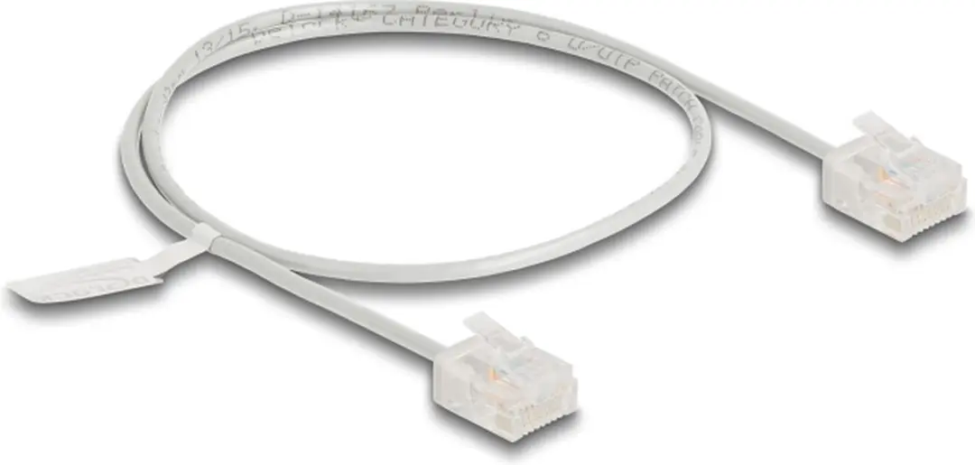 Delock RJ45 Cat.6 UTP Kabel 0,5m - Grijs