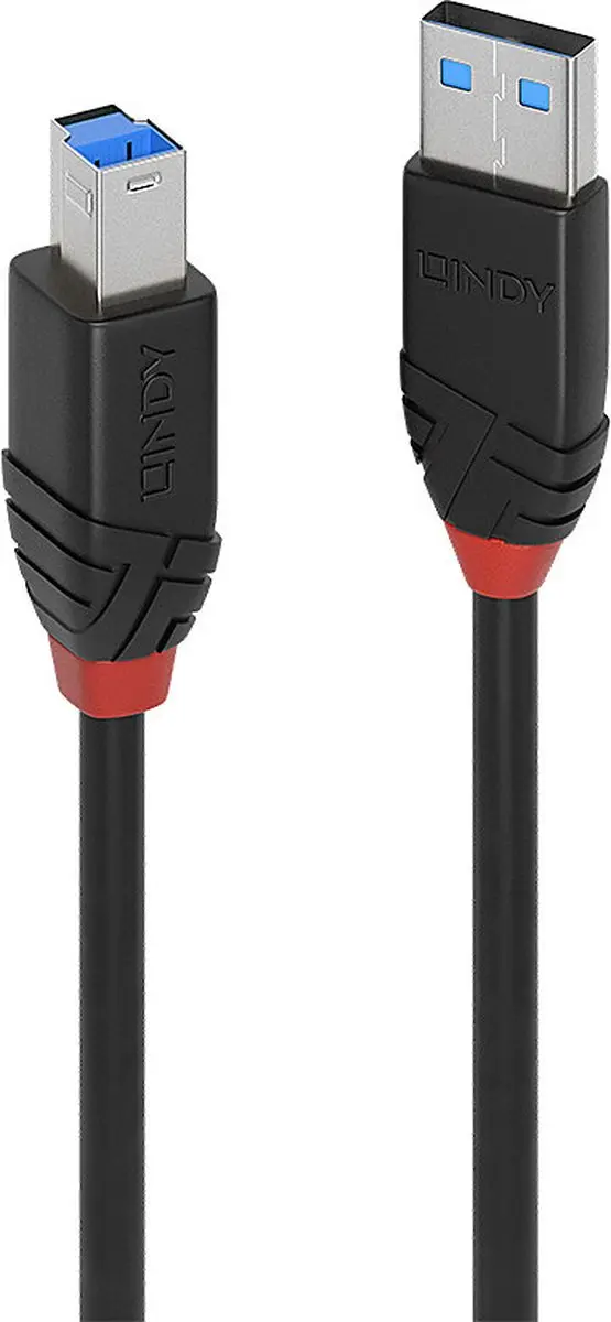 Lindy USB 3.2 Gen1 USB-A naar USB-B Kabel 10m