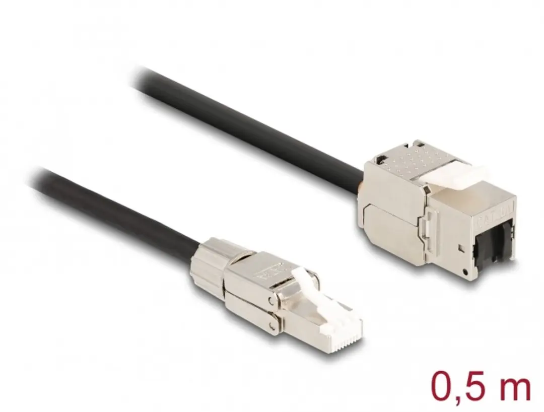 Delock RJ45 Cat.6A Kabel 50cm