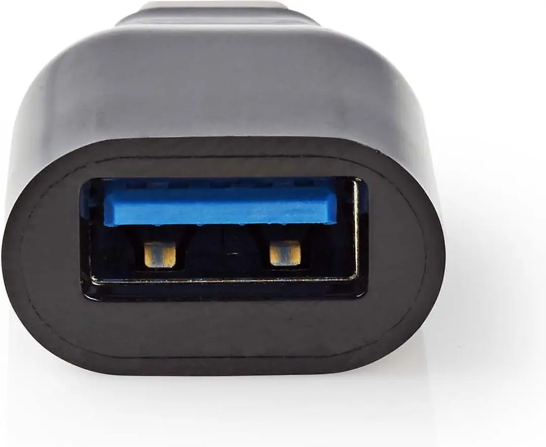 Nedis USB-C Adapter CCGB60915BK - USB-A Vrouwelijk - 5 Gbps - Zwart