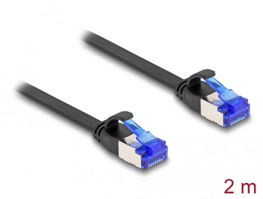 Delock Cat.6A Flat Patchkabel 2m