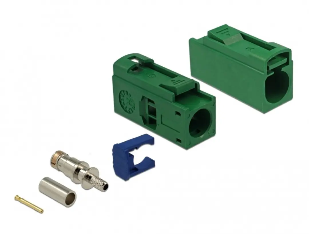 Delock FAKRA E Jack 25mm Groen