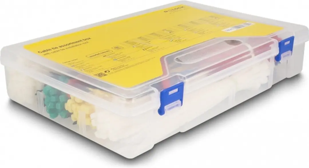 Delock Kabelbinders 600 Stuks - Meerkleurig