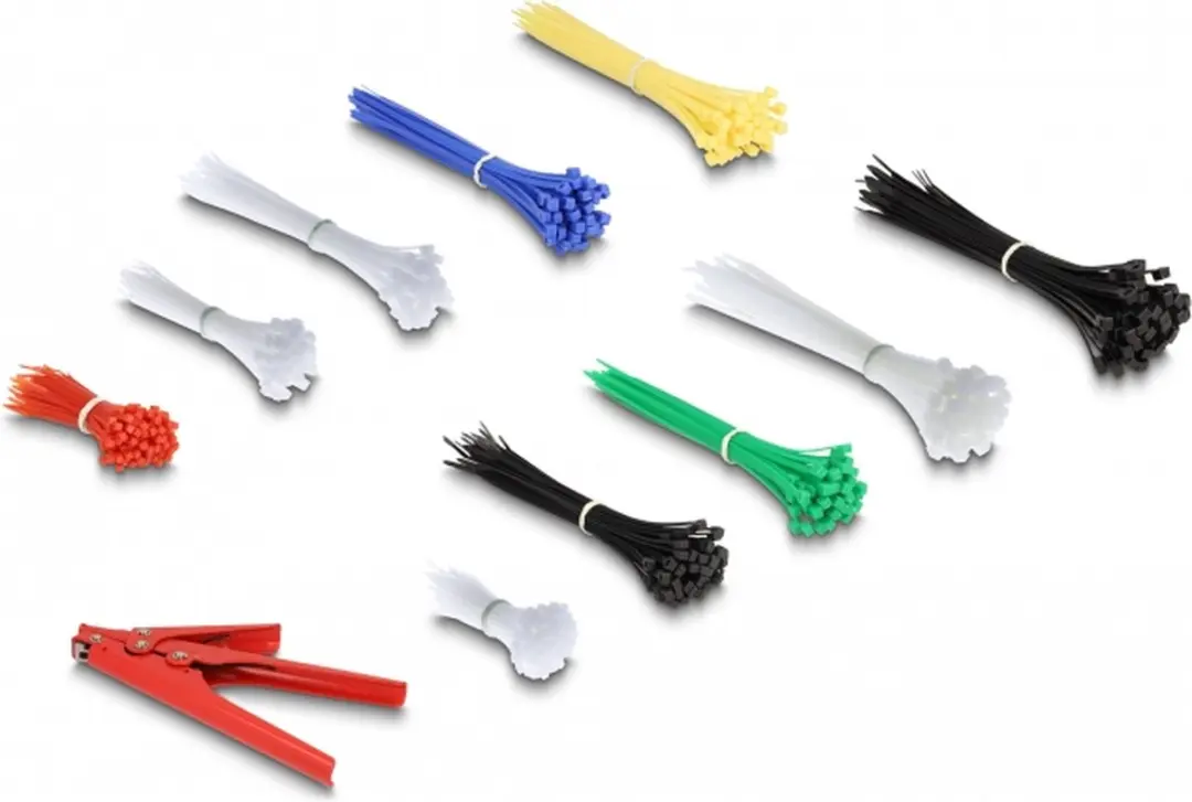 Delock Kabelbinders 600 Stuks - Meerkleurig