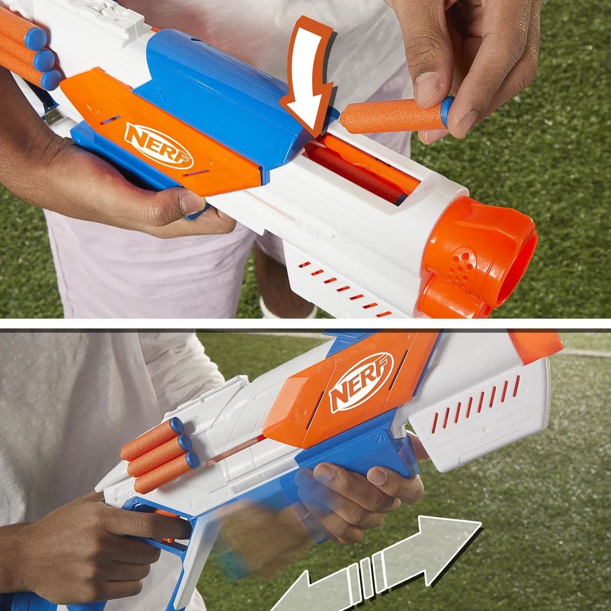 Nerf N Series Strikeback G0218 Speelgoedblaster - 18 Darts - Multikleur