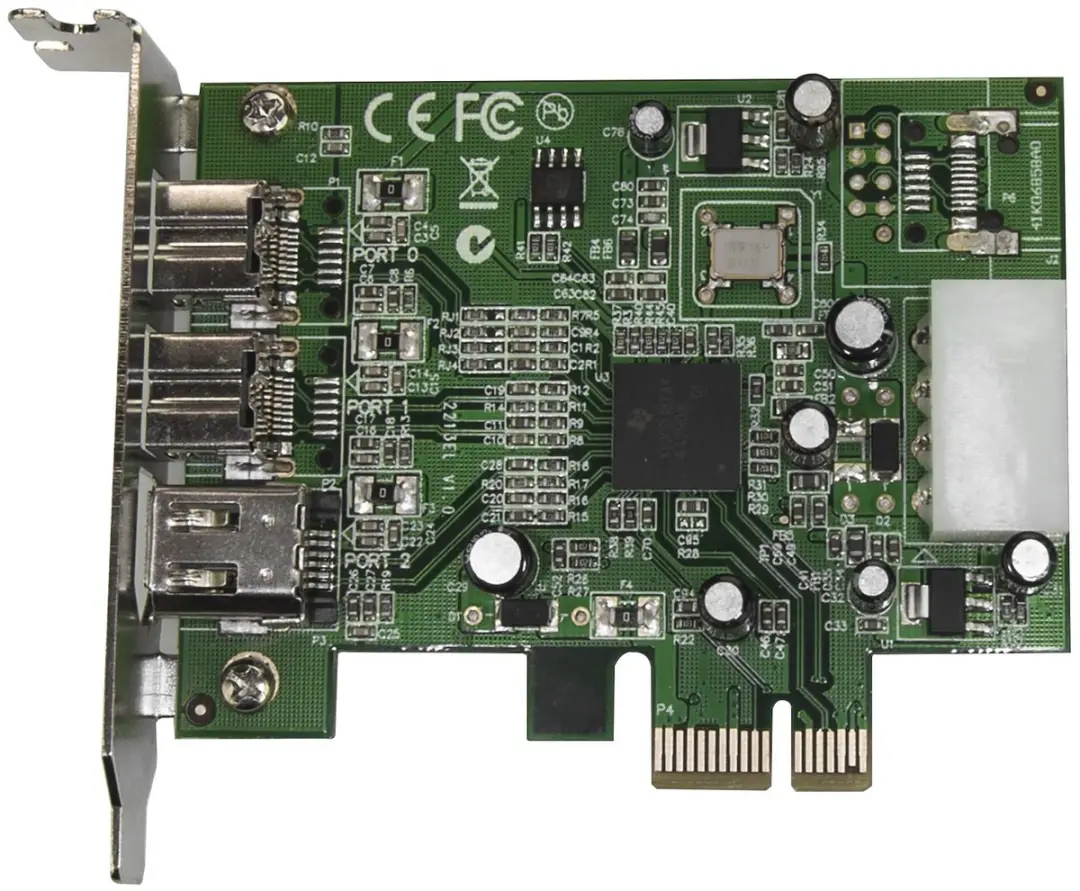 Startech PEX1394B3LP PCI-kaart - Meerkleurig
